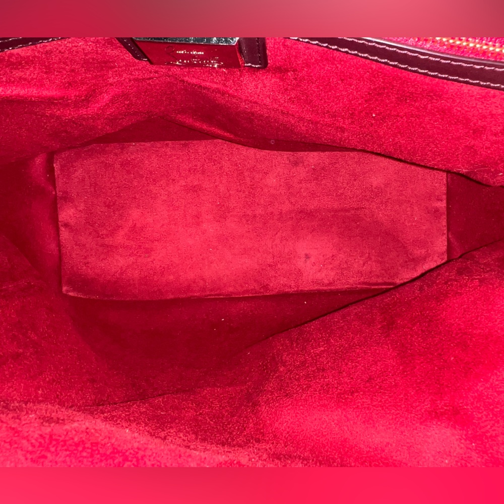 EUC Christian Louboutin Eloise Hobo Shoulder, Maroon Color - Picture 9 of 16